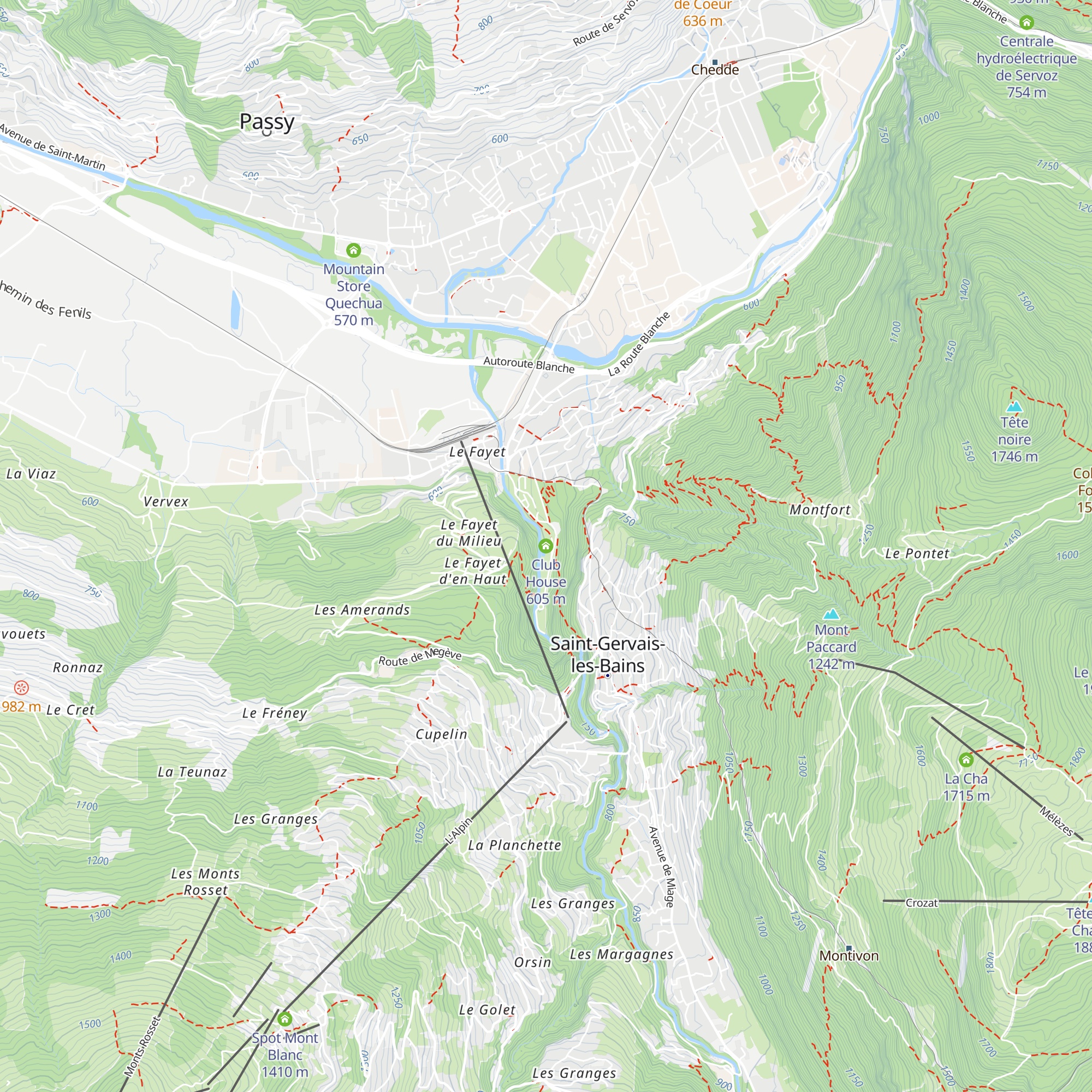 Club House map
