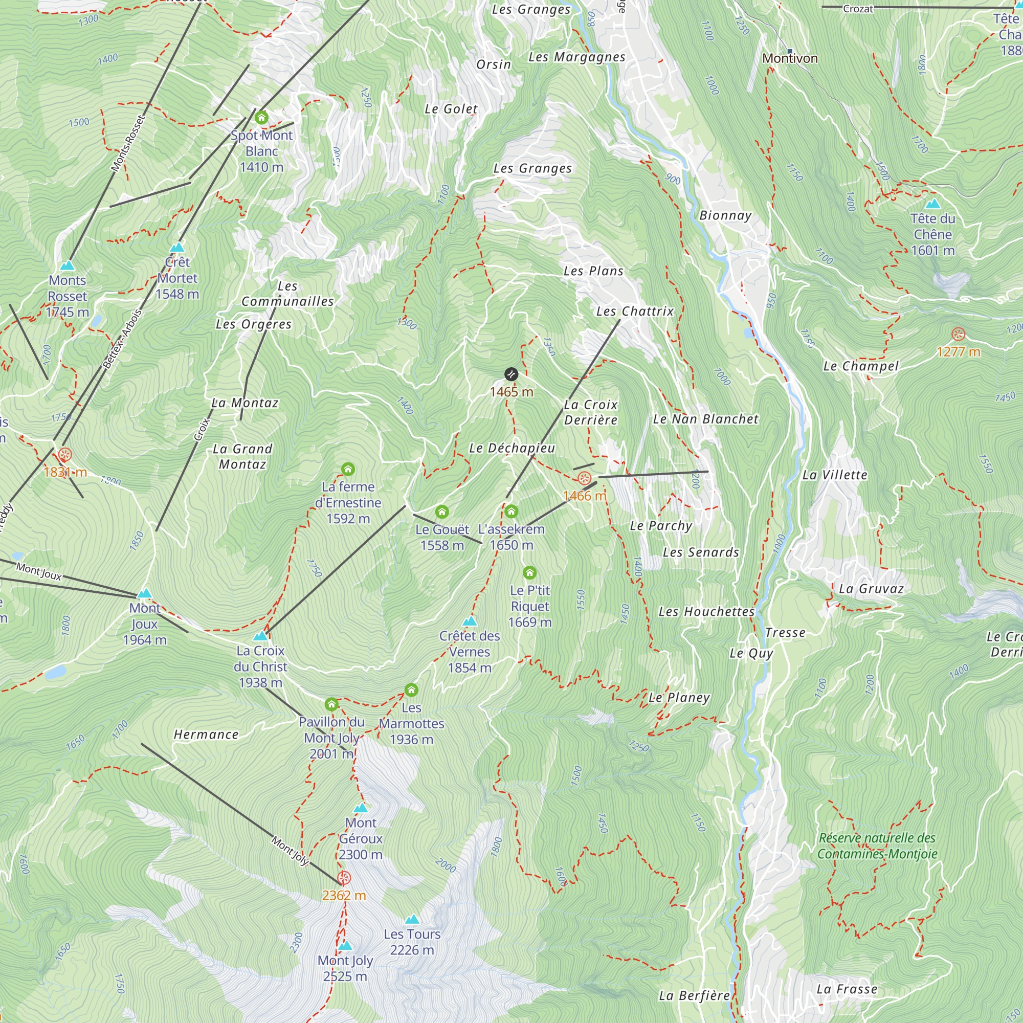 L'assekrem map