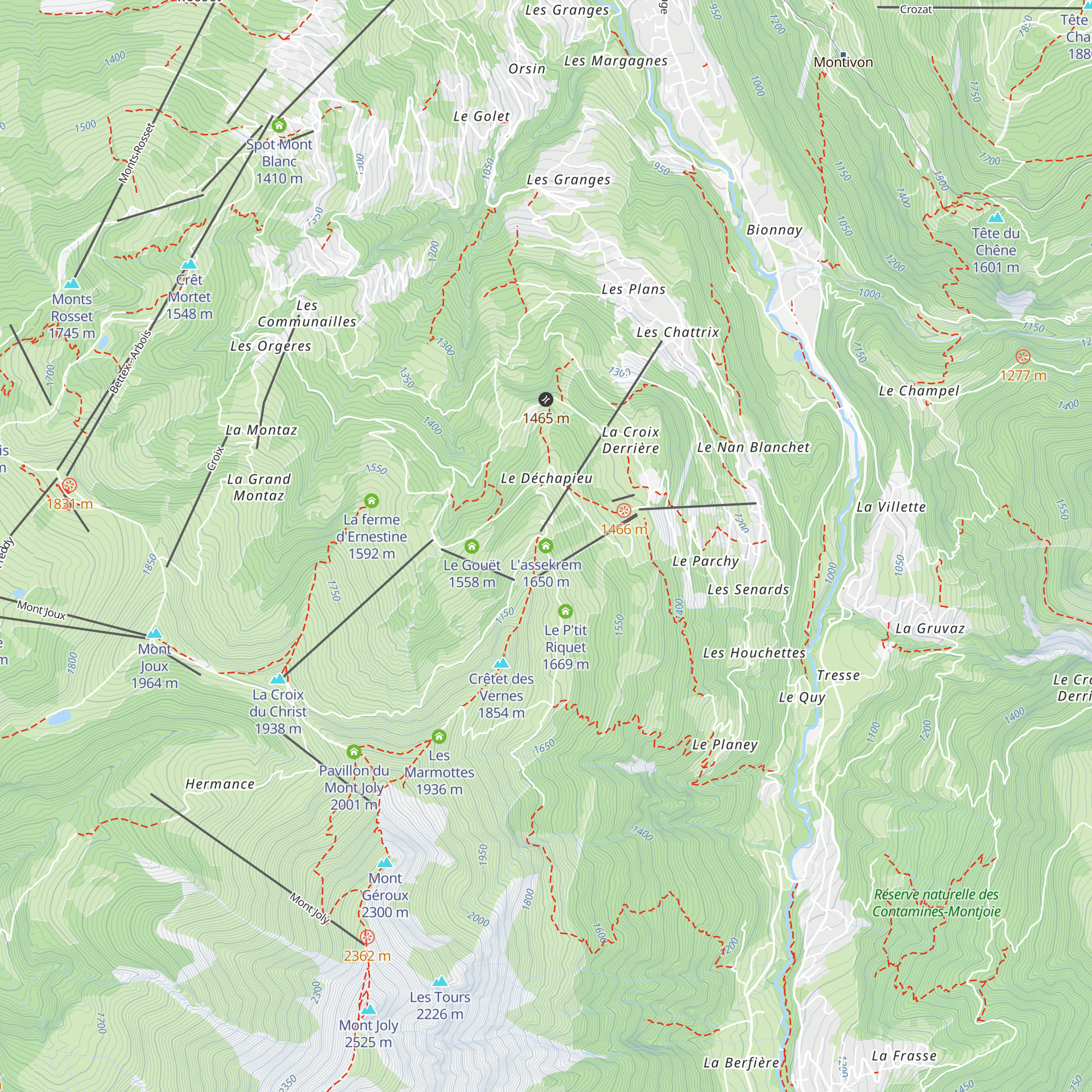 L'assekrem map