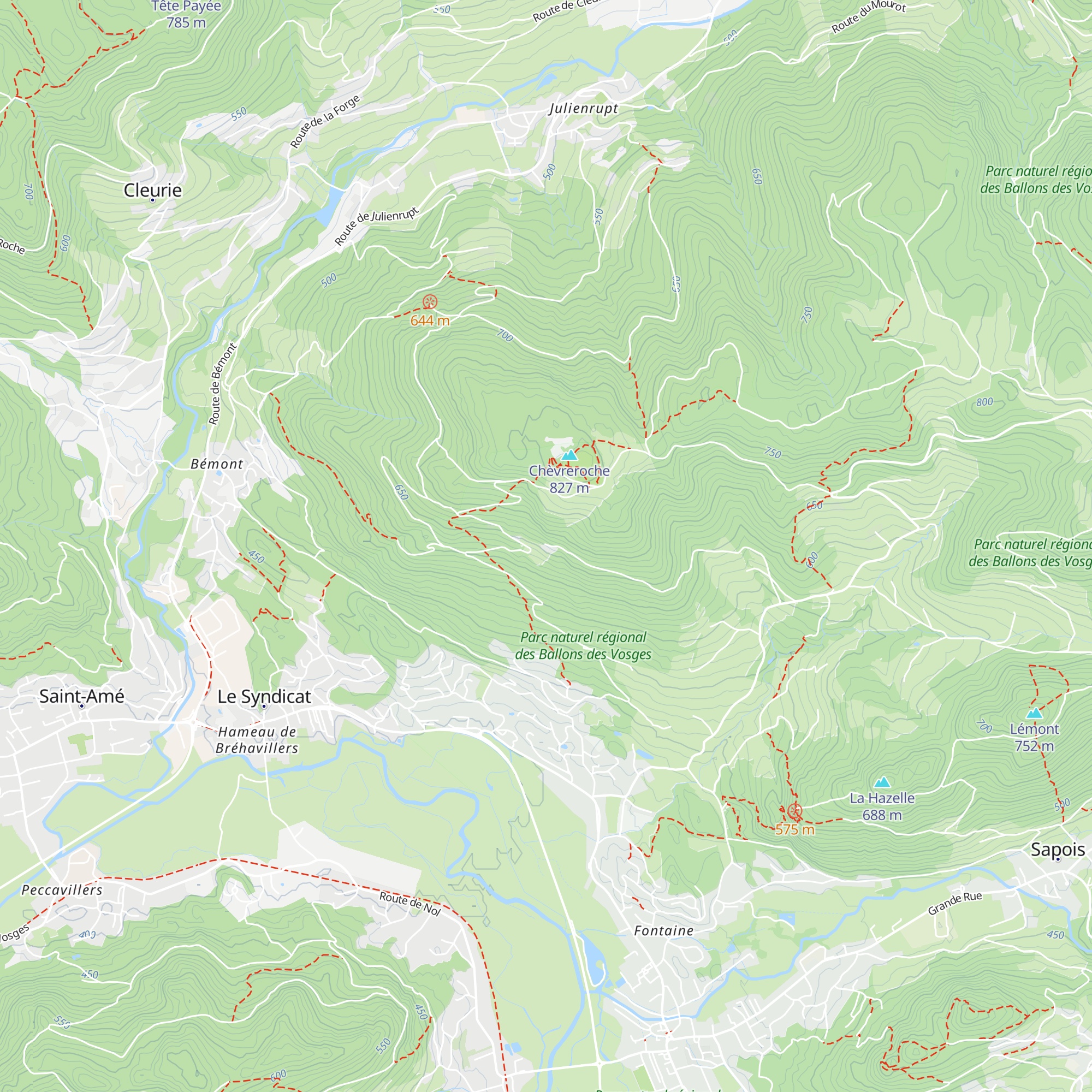 Gîte Écureuil & Sapin map