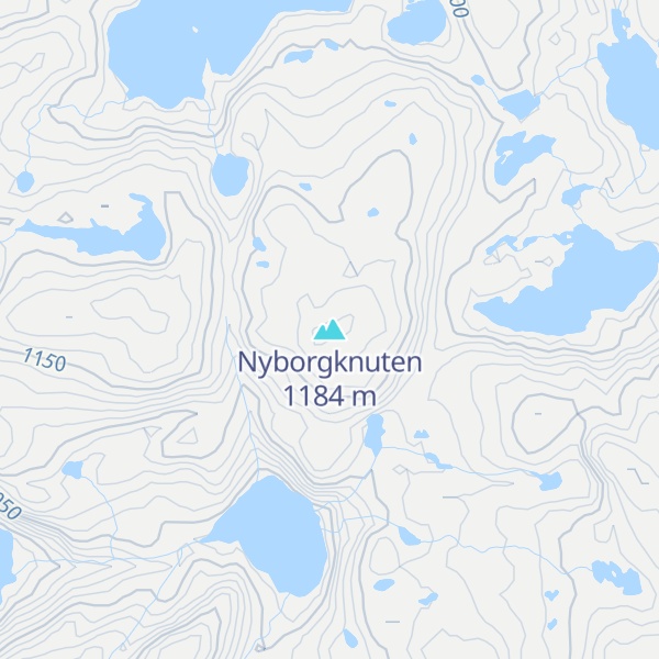 Map of Nyborgknuten