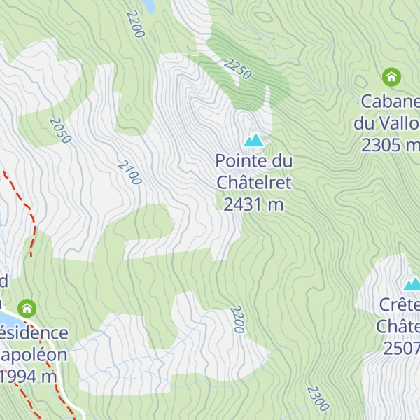 Map of Cabane des Prises