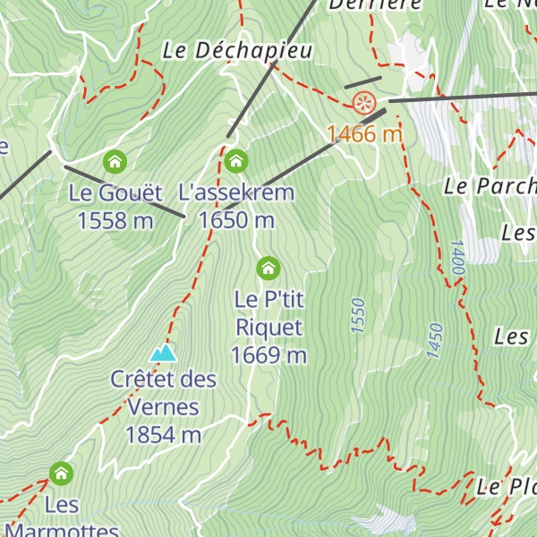 Map of Le P'tit Riquet