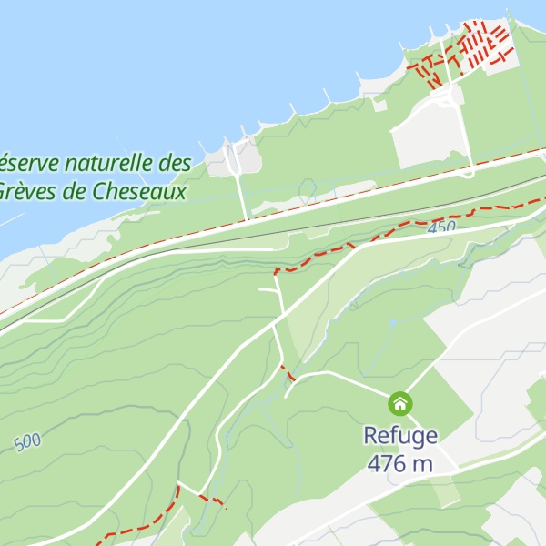 Map of Refuge de l'Escarbille