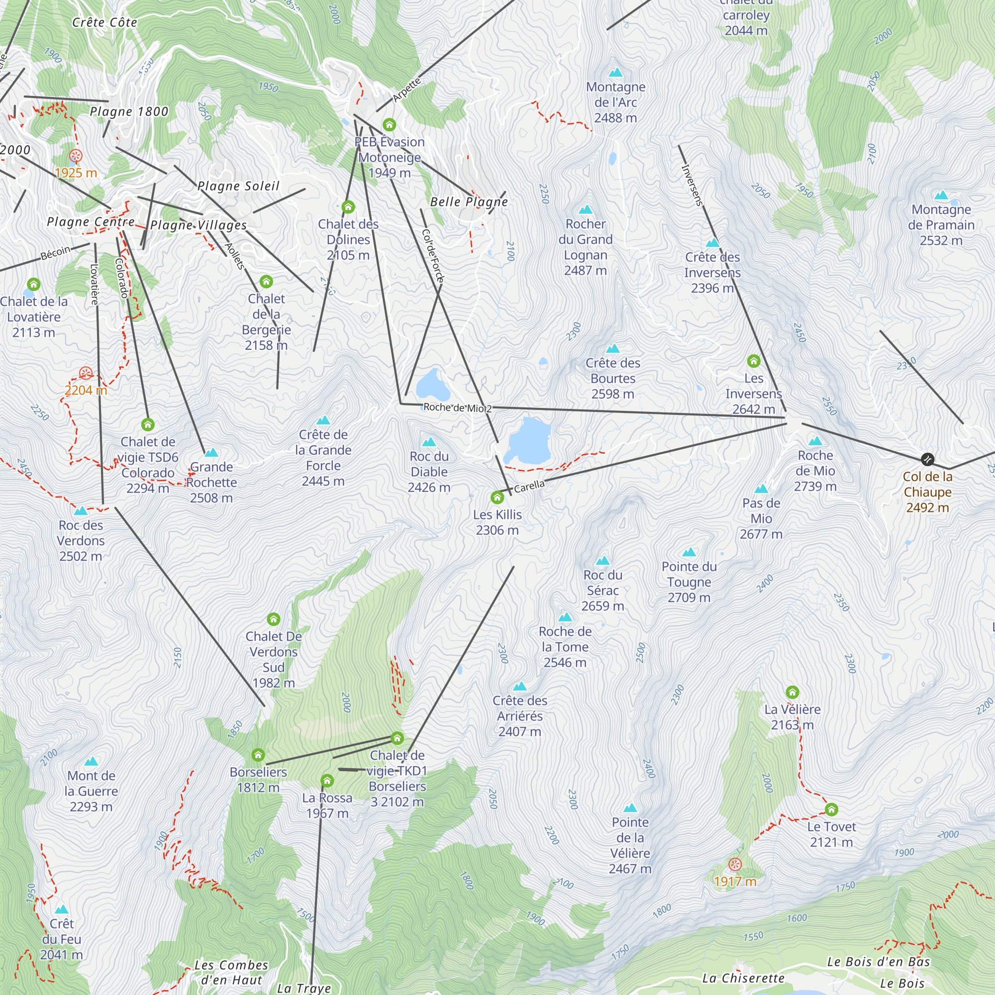 Les Killis map