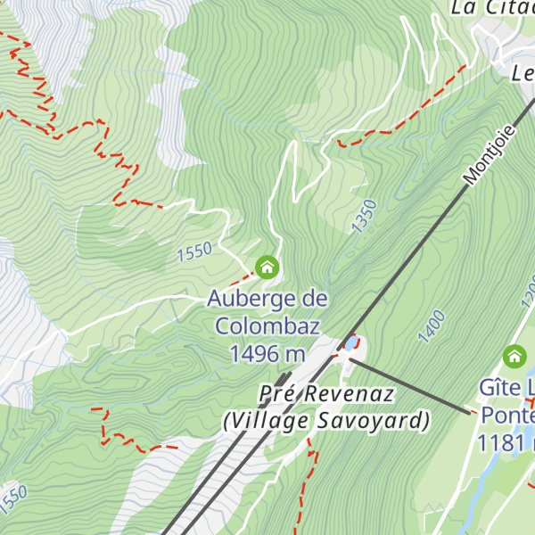 Map of Auberge de Colombaz