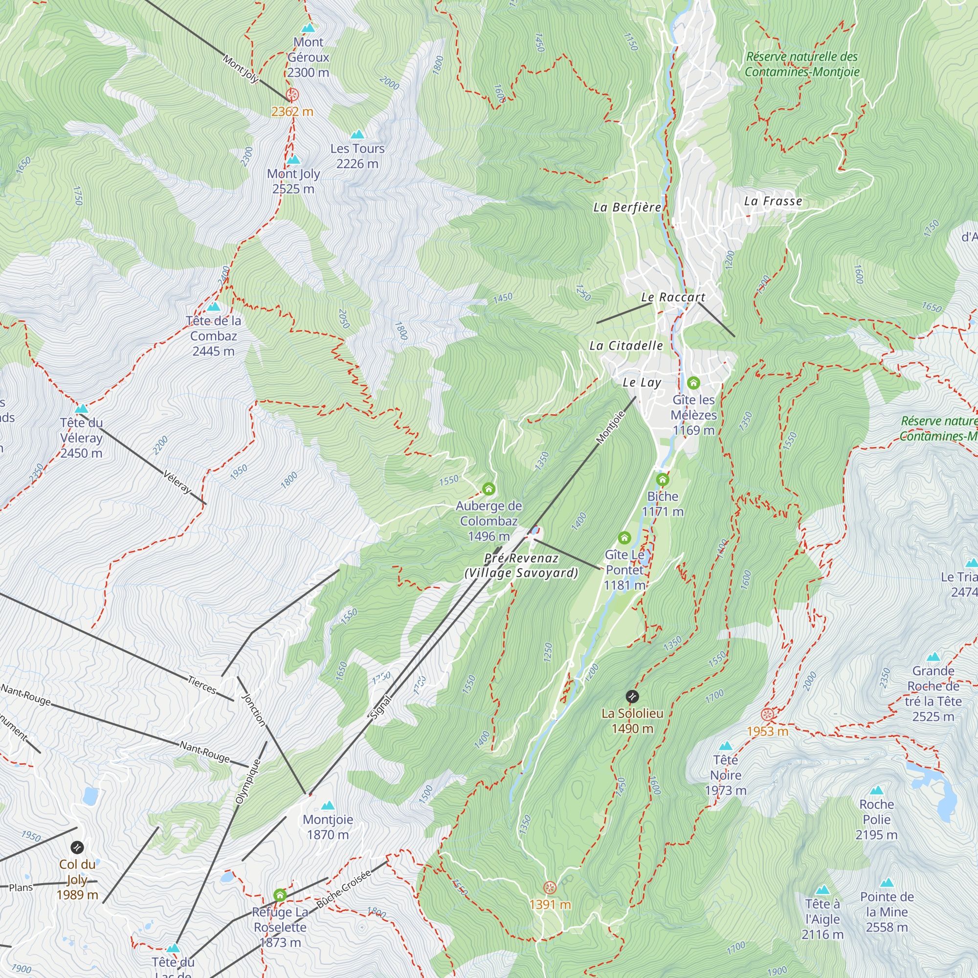 Auberge de Colombaz map