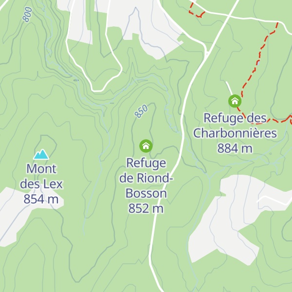 Map of Refuge de Riond-Bosson