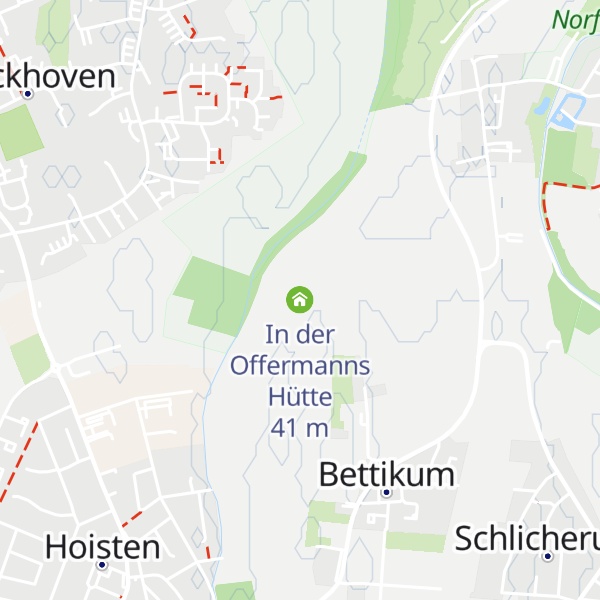 Map of In der Offermanns Hütte