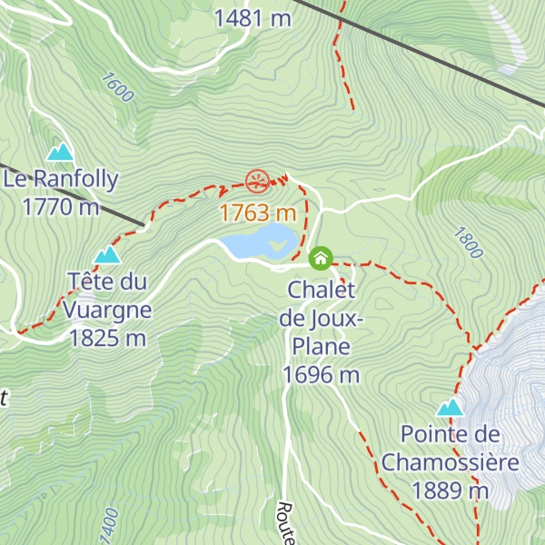 Map of Le Relais des Vallées