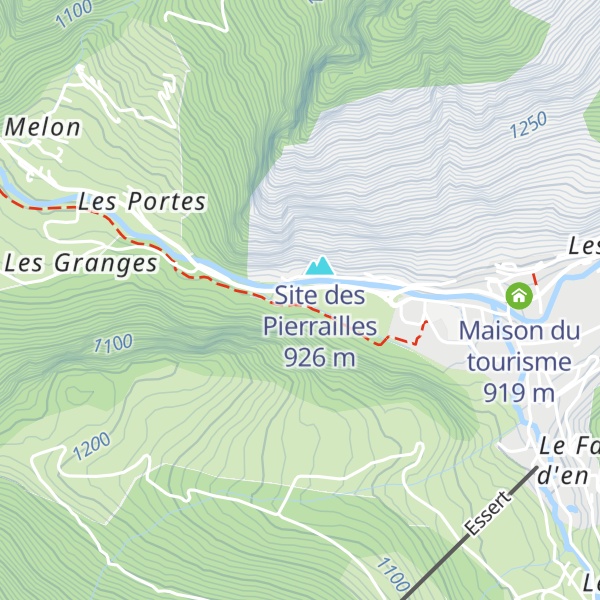 Map of Centre d'exploitation des Routes Départementales