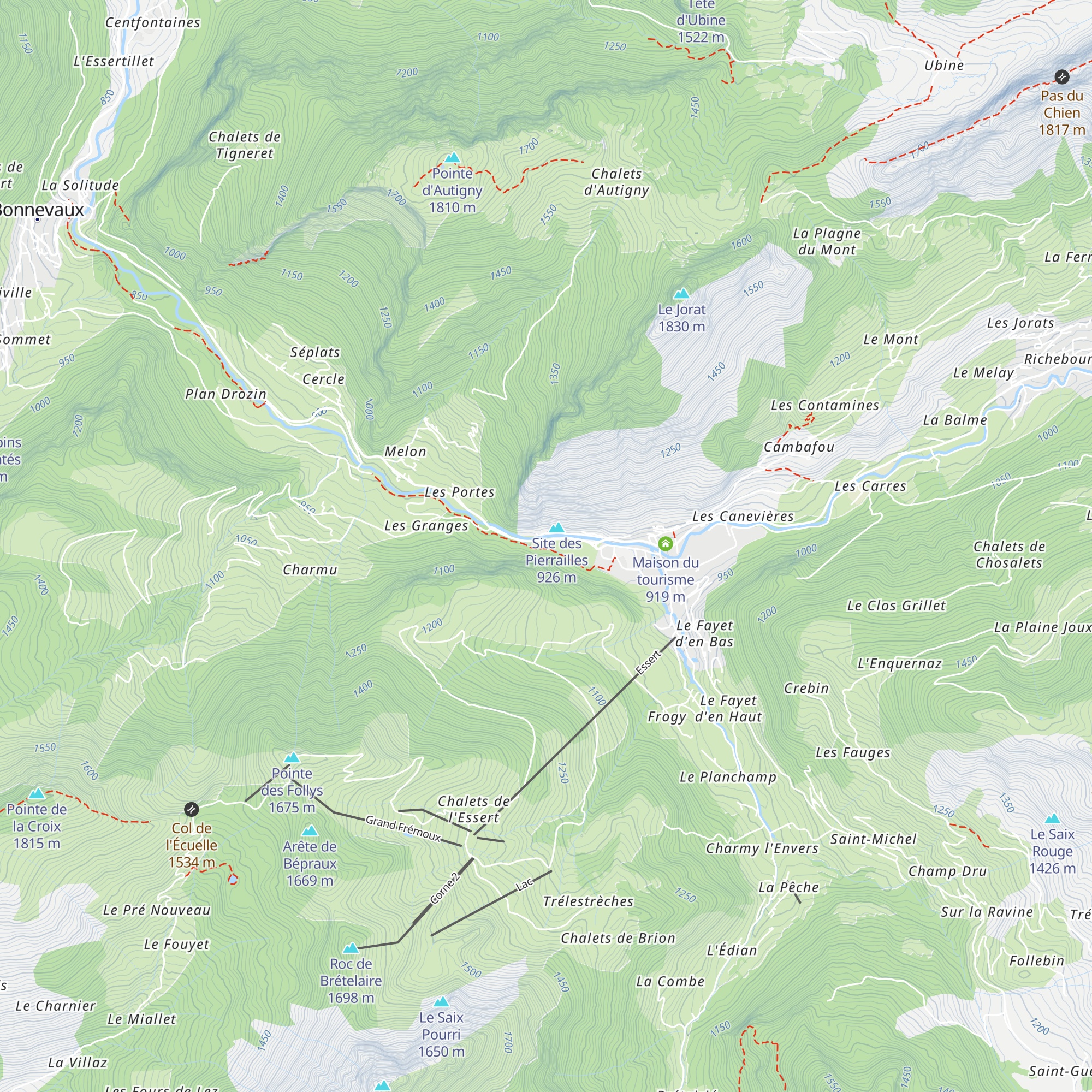 Centre d'exploitation des Routes Départementales map