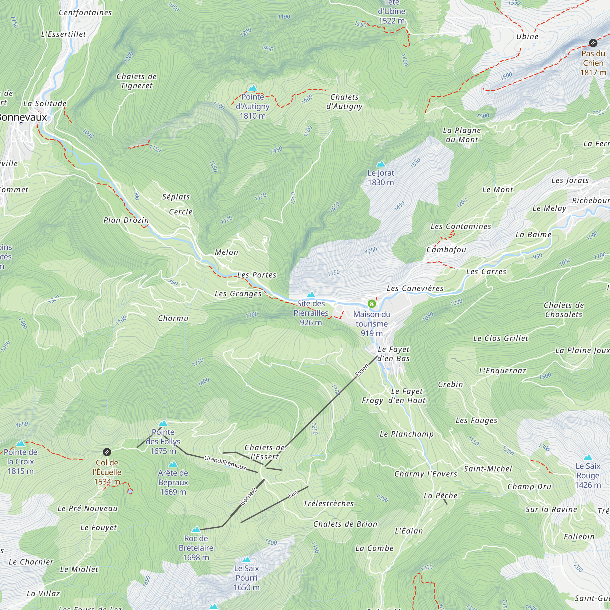 Centre d'exploitation des Routes Départementales map