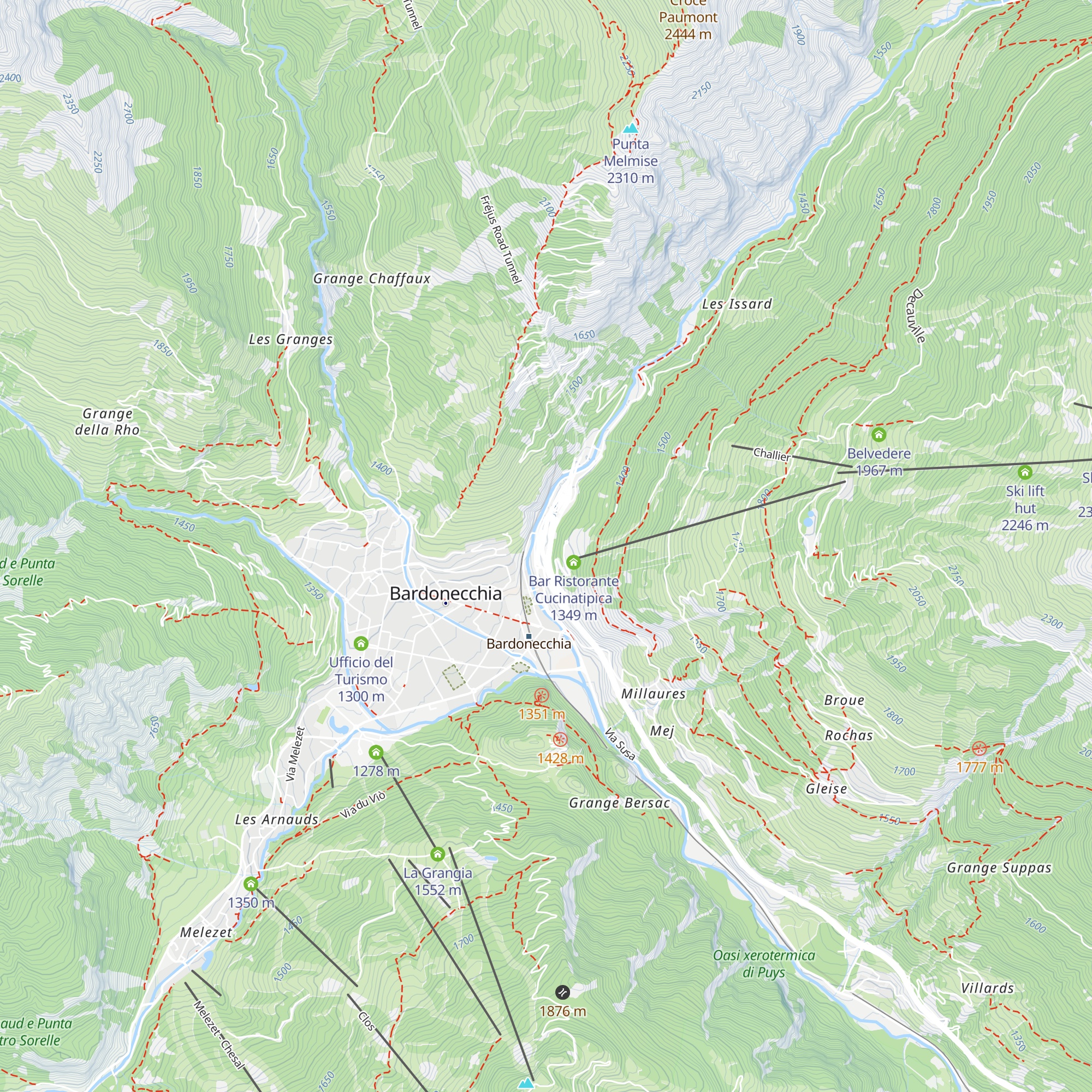 Area di Servizio Frejus map