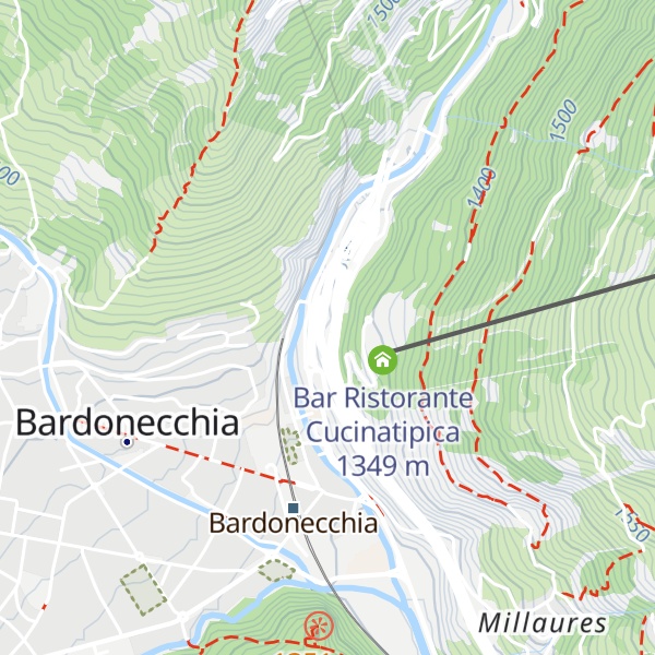 Map of Area di Servizio Frejus