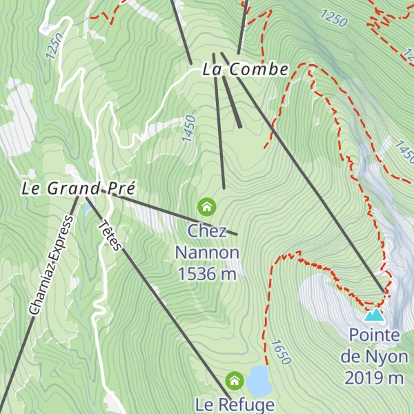 Map of Chez Nannon