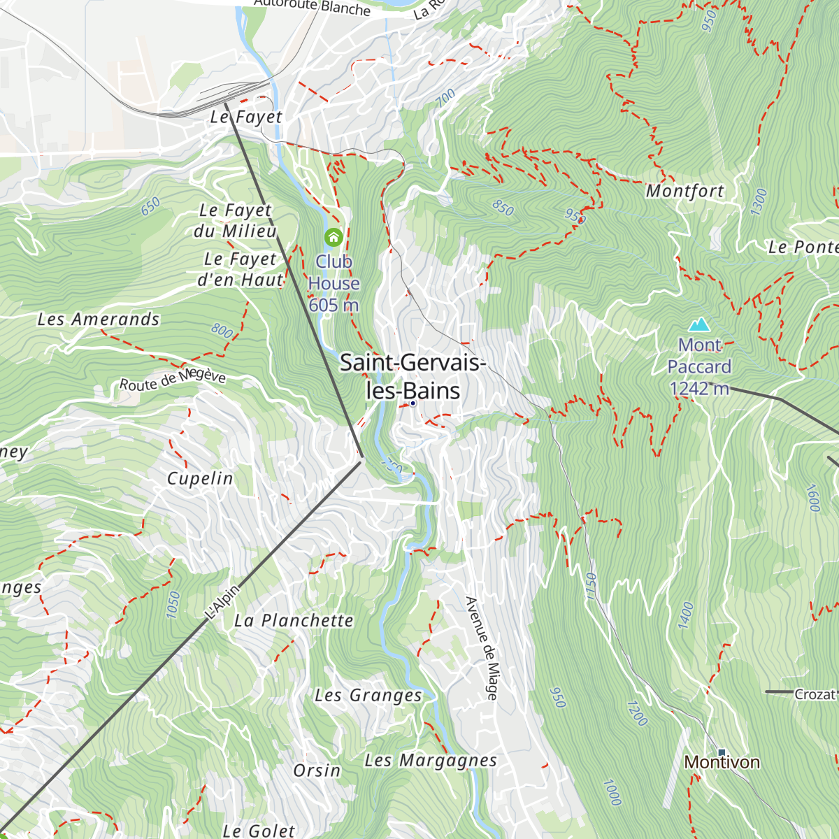 Maison de Saint-Gervais map