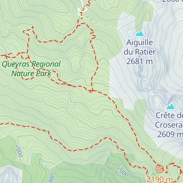 Map of Refuge de Furfande