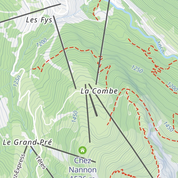 Map of La Pointe de Nyon