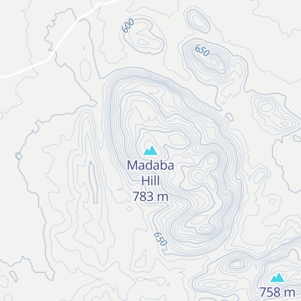 Map of Madaba Hill