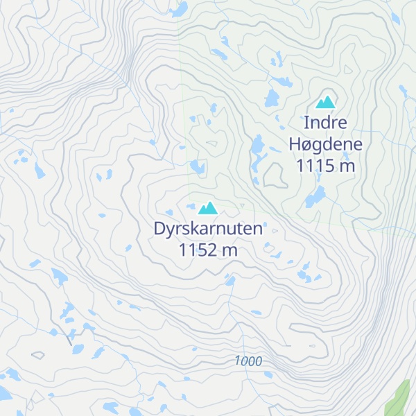 Map of Dyrskarnuten