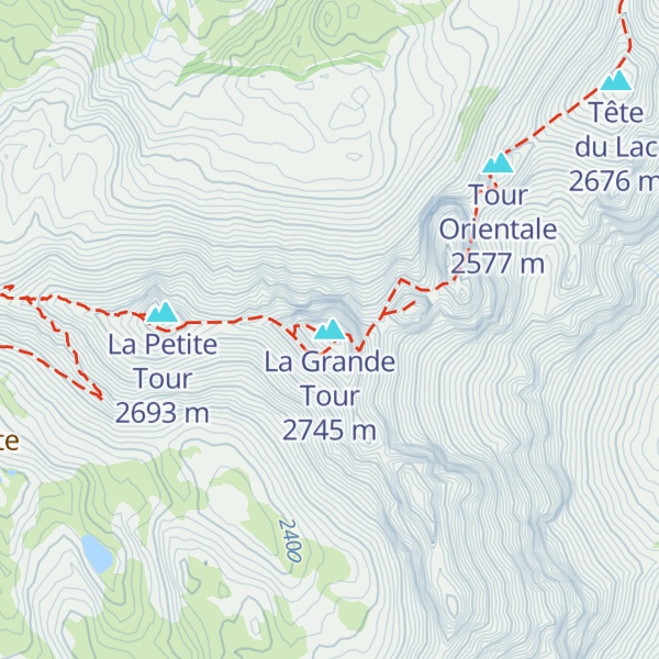 Map of La Grande Tour