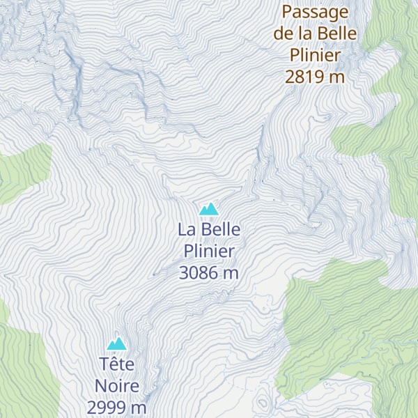 Map of La Belle Plinier
