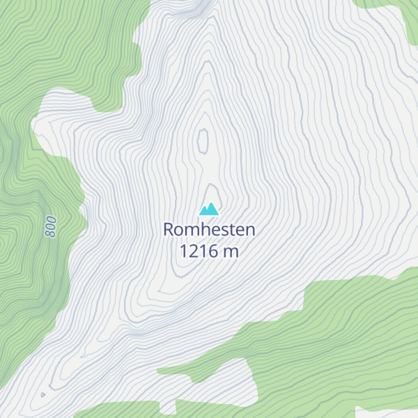 Map of Romhesten