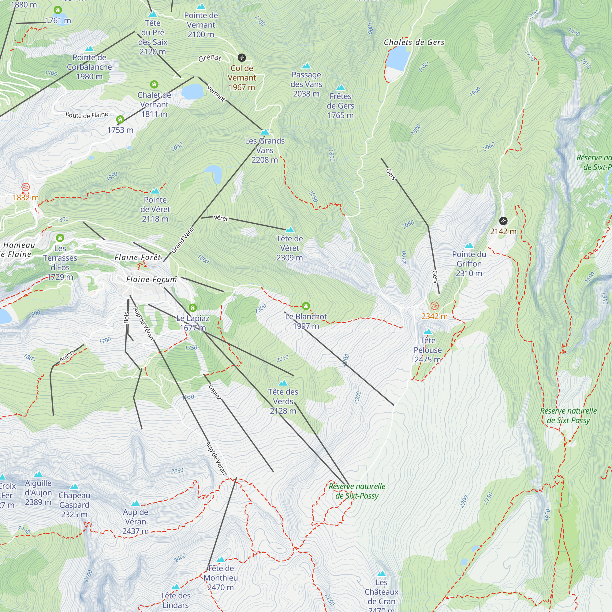 Le Blanchot map