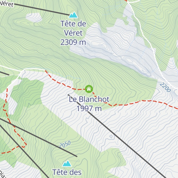 Map of Le Blanchot