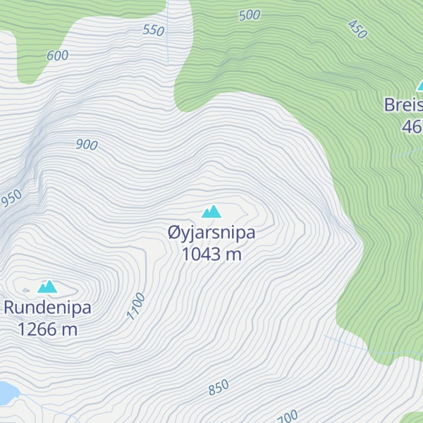 Map of Øyjarsnipa