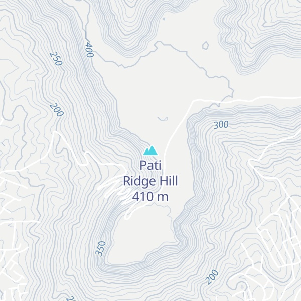 Map of Pati Ridge Hill