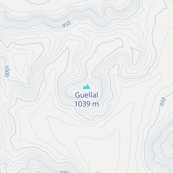 Map of Guellal