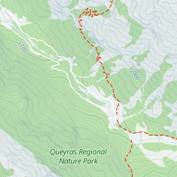 Map of Refuge de Basse Rua