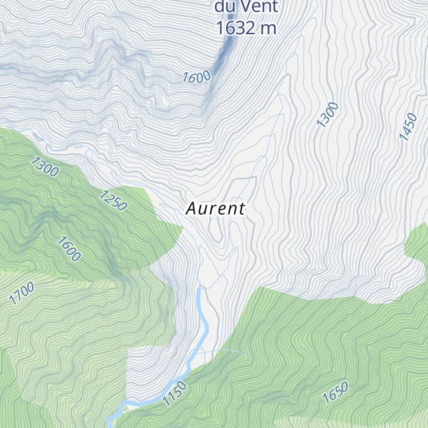 Map of Refuge Stéphane Mayen