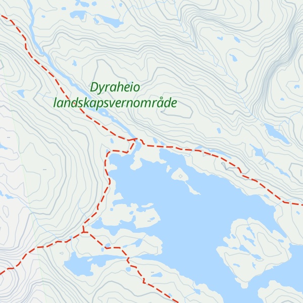 Map of Stranddalshytta