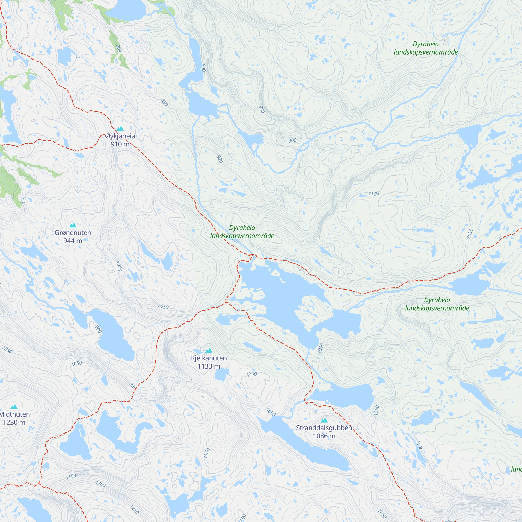 Stranddalshytta map