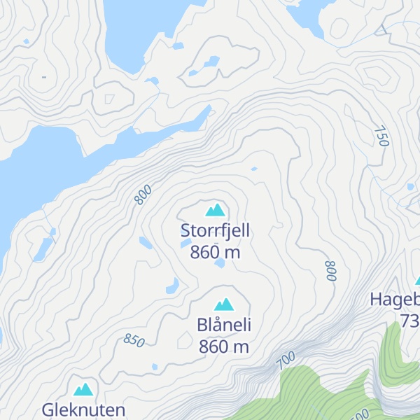 Map of Øygjomhei