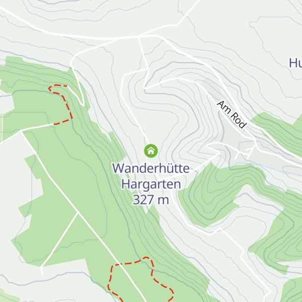 Map of Wanderhütte Hargarten