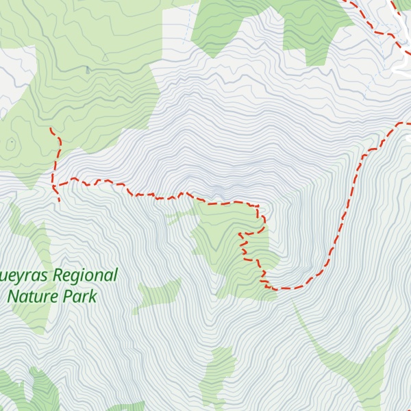 Map of Clot la Cime - antécime ouest
