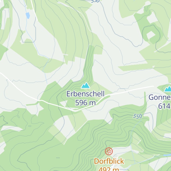 Map of Erbenschell