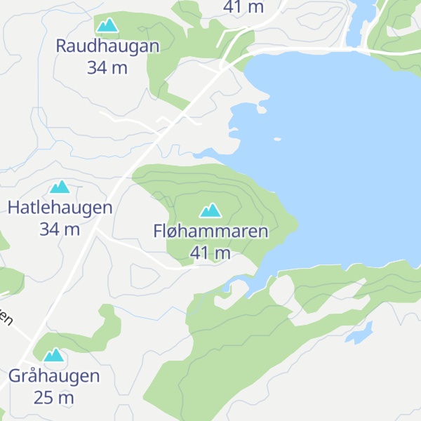 Map of Fløhammaren