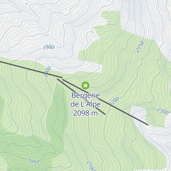 Map of Bergerie de L'Alpe