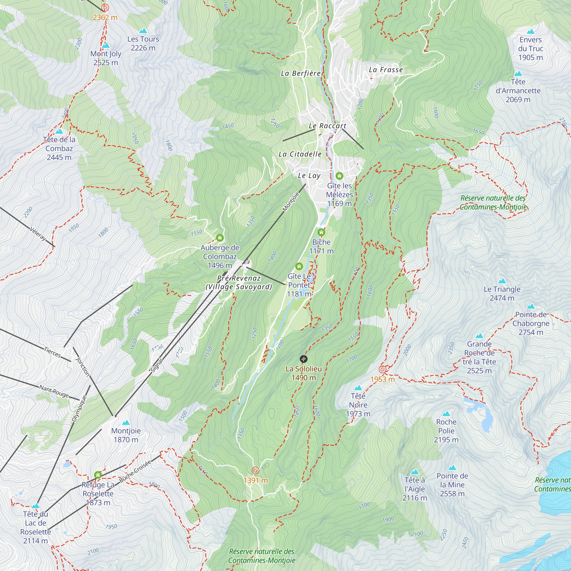Le Pontet map