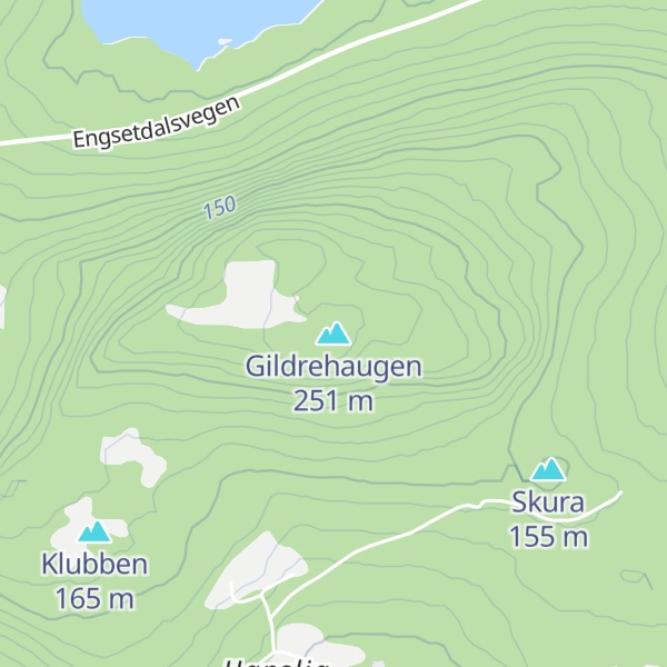 Map of Gildrehaugen