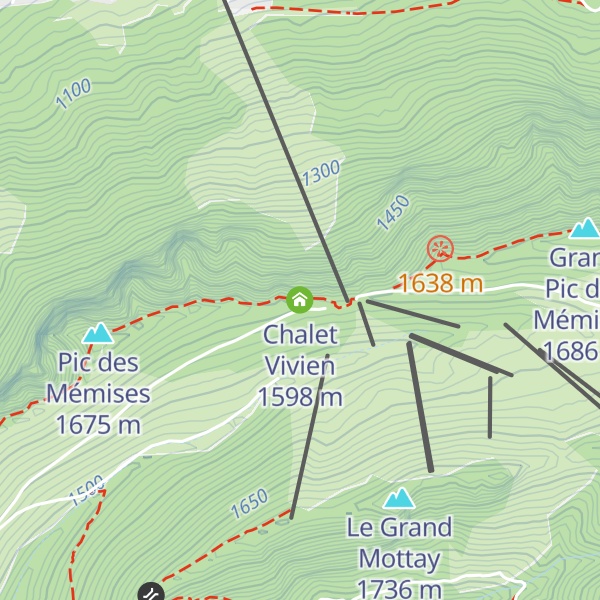 Map of Chalet Vivien
