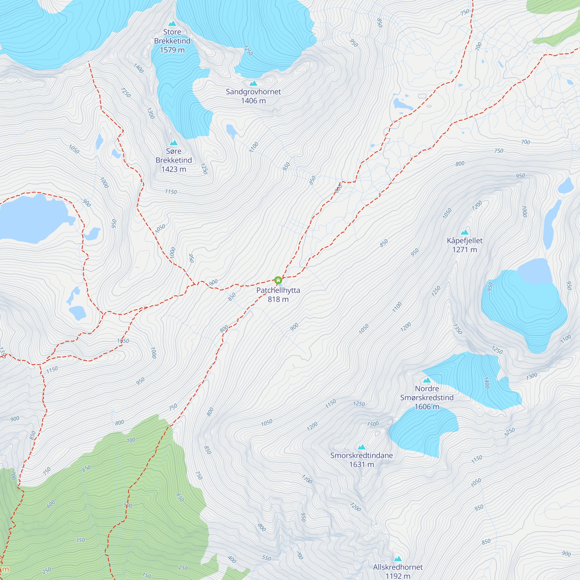 Patchellhytta steinbu map