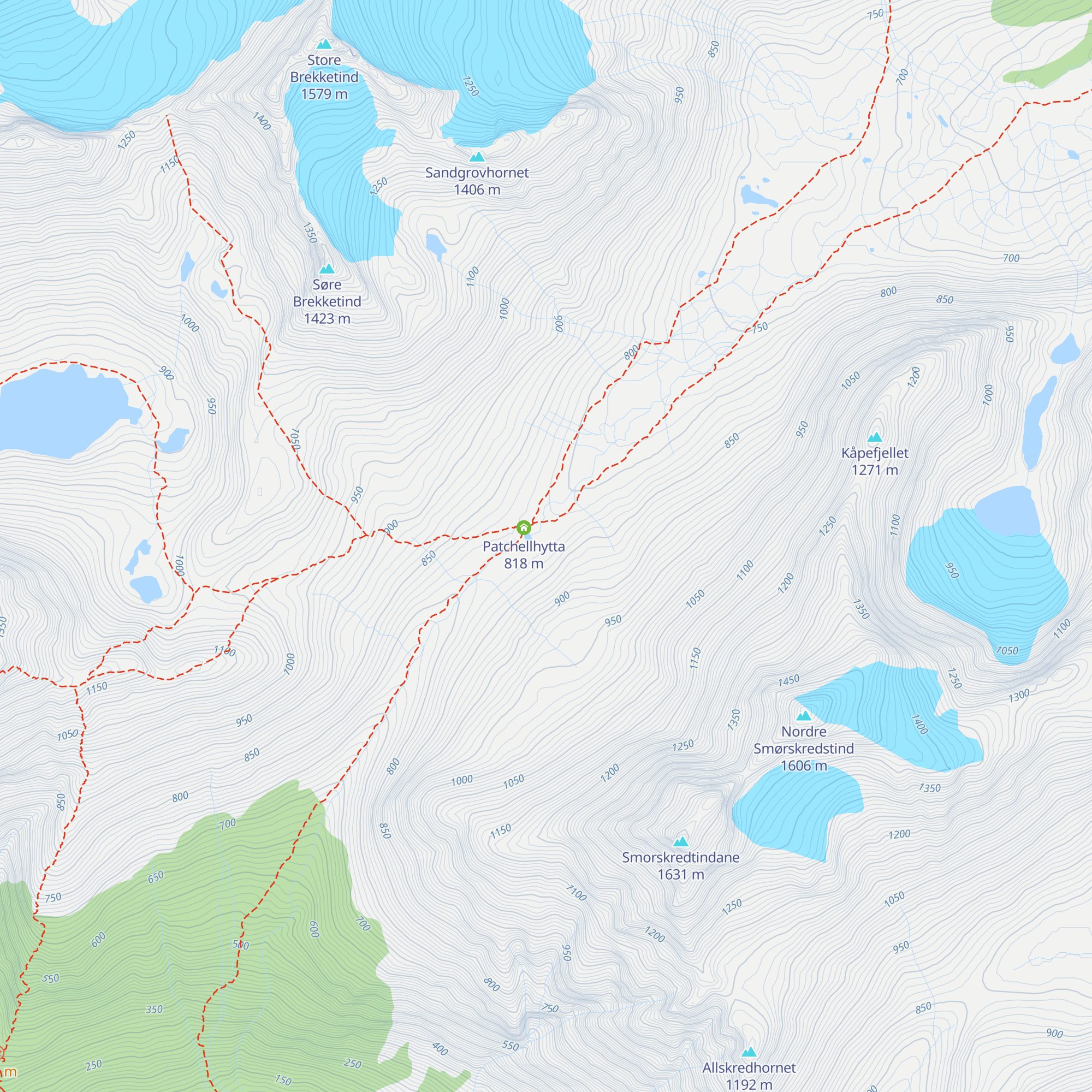 Patchellhytta steinbu map
