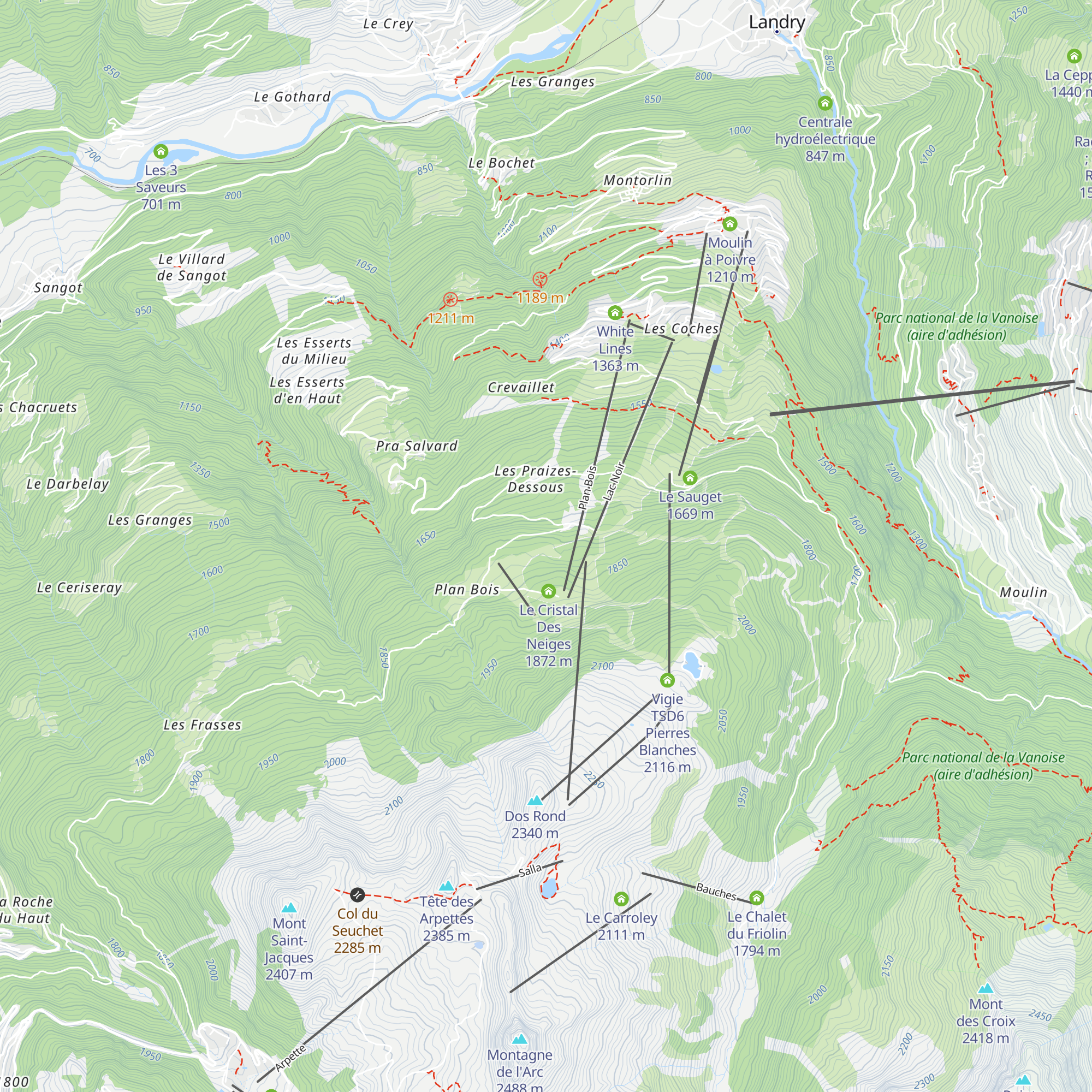 Le Plein Soleil map