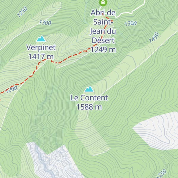 Map of Le Content